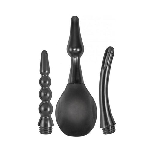 The Ultra Douche 3 Interchangeable Attachments Black | cutebutkinky.com