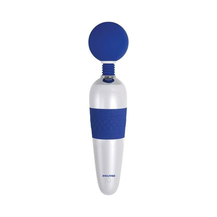 Evolved On The Dot Wand 7 Vibrating Functions 4 Speeds Per Function Silicone Head Usb Rechargeable C | cutebutkinky.com