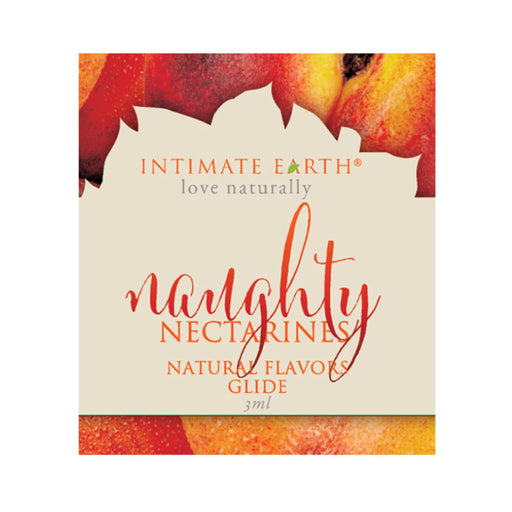 Intimate Earth Naughty Nectarines Glide Foil Pack .10oz | cutebutkinky.com