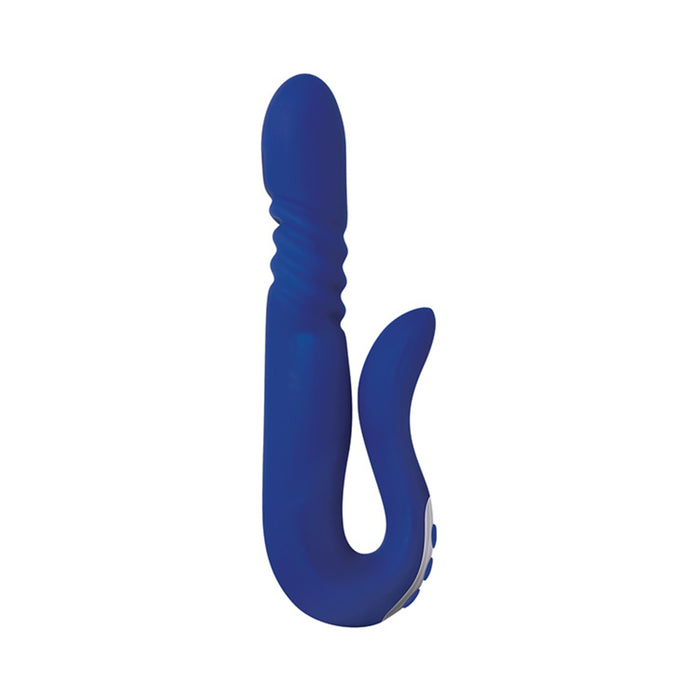 Eve's Deluxe Thruster Blue Rabbit Style Vibrator | cutebutkinky.com