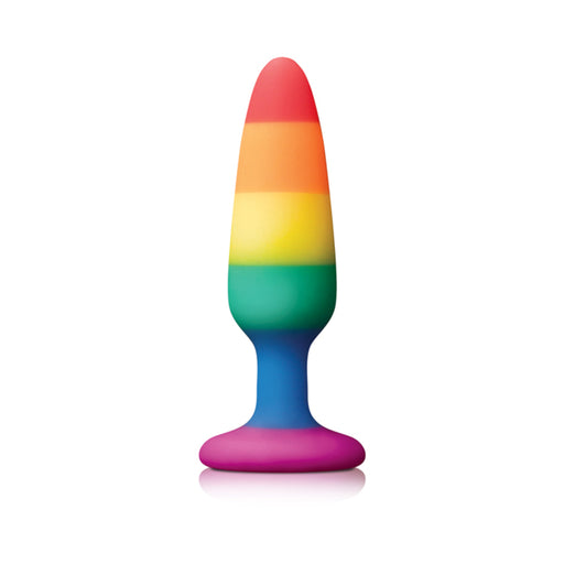 Colours Pride Edition Pleasure Plug Small Rainbow | cutebutkinky.com