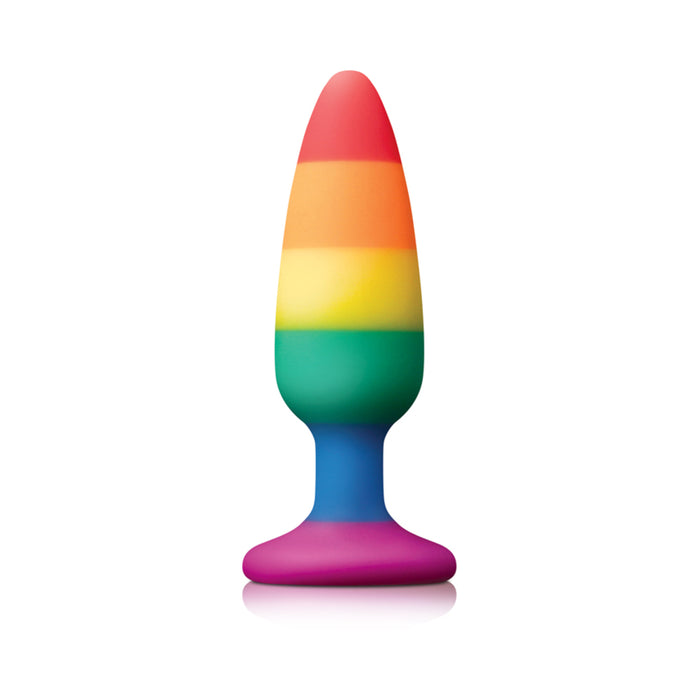 Colours Pride Edition Pleasure Plug Medium Rainbow | cutebutkinky.com