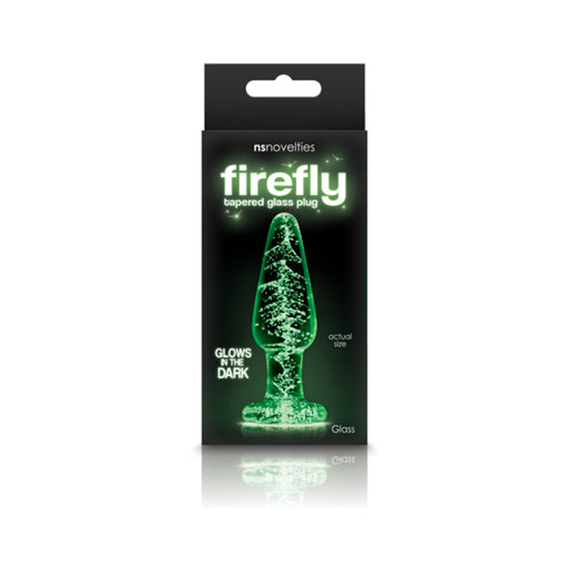 Firefly Glass - Tapered Plug - Small - Clear | cutebutkinky.com