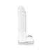 Firefly Glass - Smooth Ballsey - 4in Dildo - Clear | cutebutkinky.com