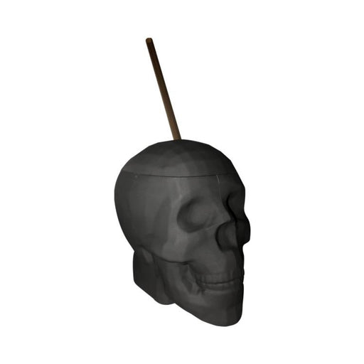 Black Matte Skull Cup 22 ounces Capacity | cutebutkinky.com