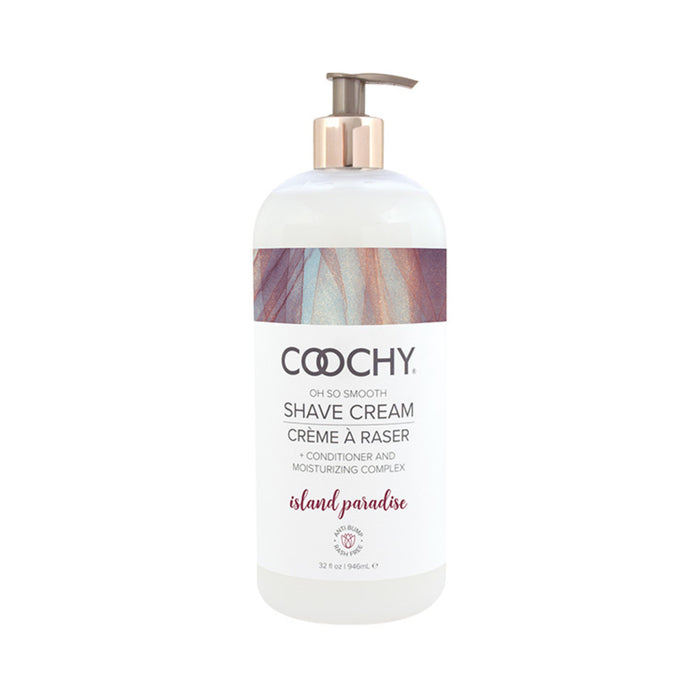 Coochy Shave Cream Island Paradise 32 oz | cutebutkinky.com