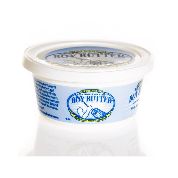 Boy Butter H2O Water Based Lubricant Tub 4oz | cutebutkinky.com