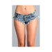 Sexy Cut Off Low Waist Denim Jeans Shorts Mini Hot Pants Medium Blue | cutebutkinky.com