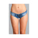Low Rise Mini Denim Cheeky Jeans Shorts Large Blue | cutebutkinky.com