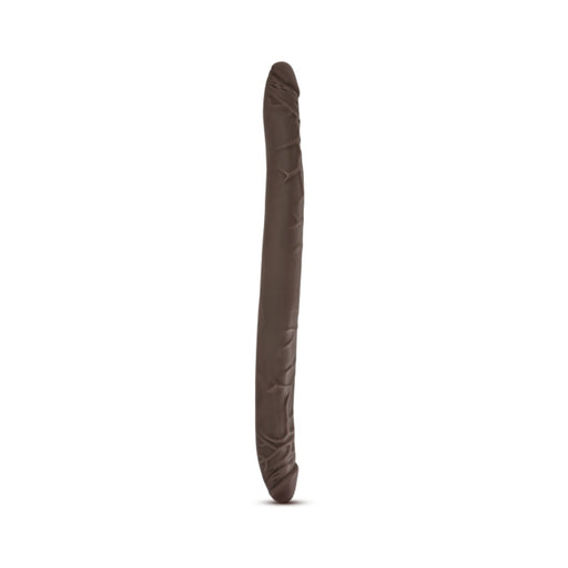 Dr Skin 16 inches Double Dildo Chocolate Brown | cutebutkinky.com