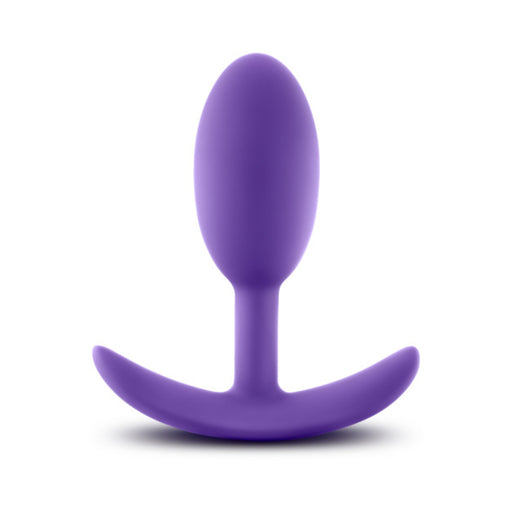 Luxe - Wearable Vibra Slim Plug - Medium - Purple | cutebutkinky.com