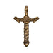 The Realm - Drago - Lock On Dragon Sword Handle - Bronze | cutebutkinky.com