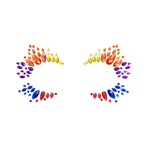 Neva Nude Crystal Pasty Pride Tribe Face | cutebutkinky.com