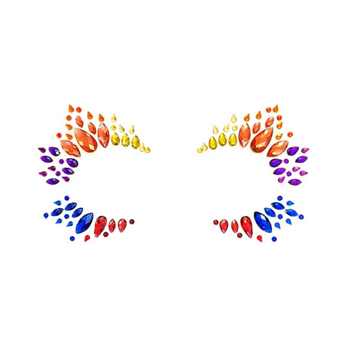 Neva Nude Crystal Pasty Pride Tribe Face | cutebutkinky.com