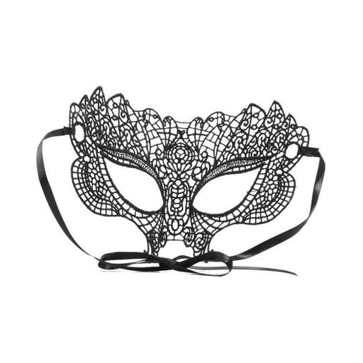 Princess Black Lace Mask Black | cutebutkinky.com