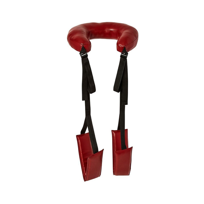 Sportsheets Saffron Thigh Sling Black Red Sex Position Strap | cutebutkinky.com