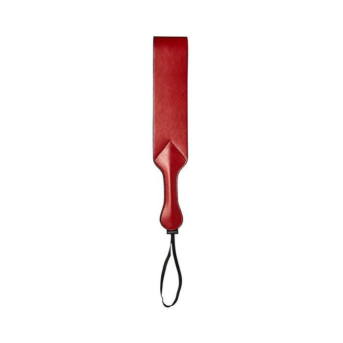 Sportsheets Saffron Loop Paddle Black Red | cutebutkinky.com