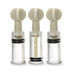Temptasia - Clit And Nipple Twist Suckers - Set Of 3 - Clear | cutebutkinky.com