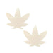 Neva Nude Pasty Weed Leaf Supernova Glow | cutebutkinky.com
