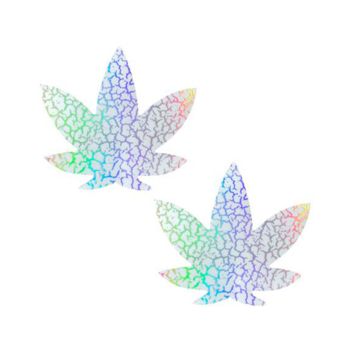 Neva Nude Pasty Weed Leaf Synaptic Glow | cutebutkinky.com