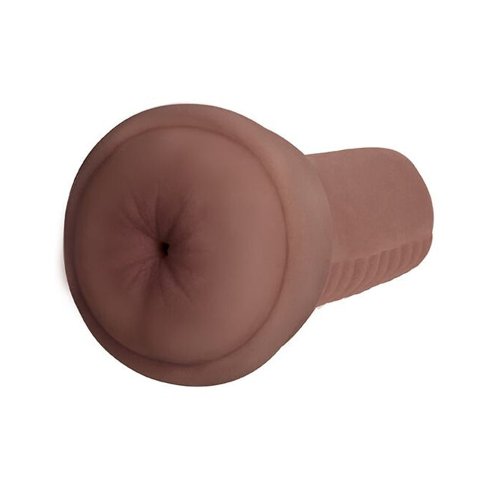 Mistress Dual Density Vibrating Ass Stroker Angel Dark | cutebutkinky.com