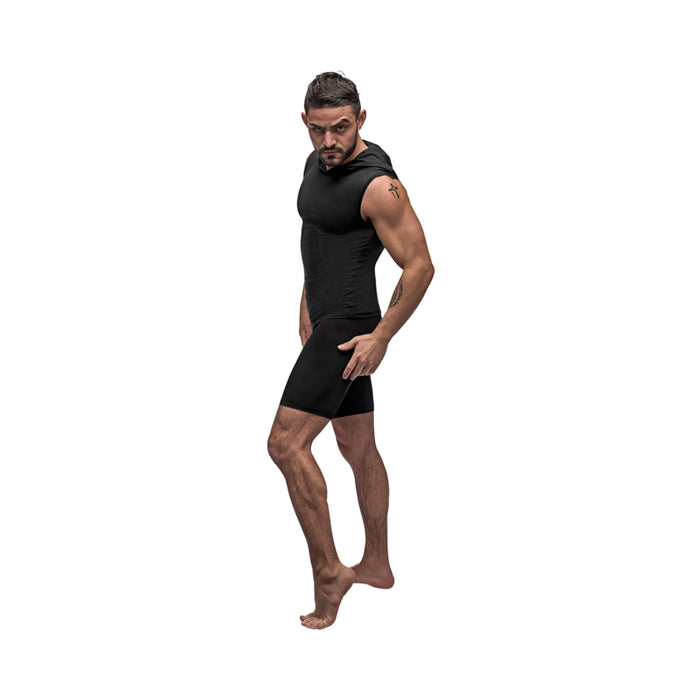 Male Power Black Nite Hoodie Tank Black Small | cutebutkinky.com