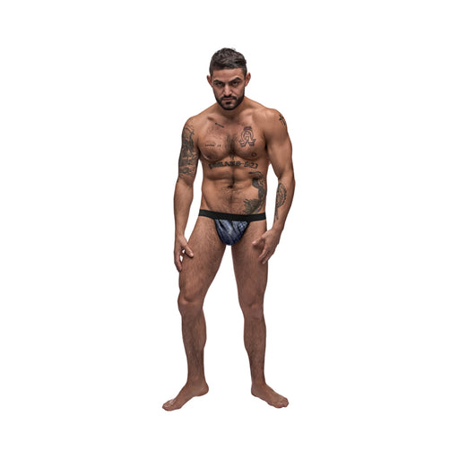 Male Power Blue Streak Posing Strap Blue Os | cutebutkinky.com