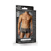 Male Power Croc Foil Mini Pouch Short Grey Med | cutebutkinky.com