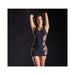 Beverly Hills Spaghetty String  Dress Wid Leaf Os Black | cutebutkinky.com