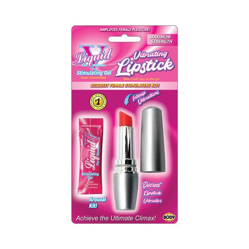 Liquid V Vibrating Lipstick Kit | cutebutkinky.com