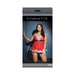 Babydoll & G-string Red/white Xl | cutebutkinky.com