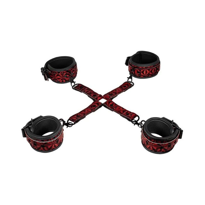 Luxury Hogtie - Burgundy | cutebutkinky.com