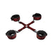 Luxury Hogtie - Burgundy | cutebutkinky.com