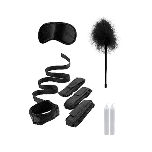 Ouch! - Bed Bindings Restraint Kit - Black | cutebutkinky.com