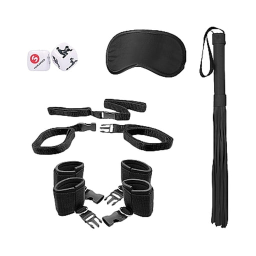Ouch! - Bed Post Bindings Restraing Kit - Black | cutebutkinky.com
