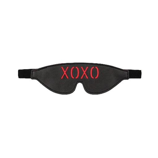 Ouch! Blindfold - Xoxo - Black | cutebutkinky.com