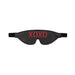 Ouch! Blindfold - Xoxo - Black | cutebutkinky.com