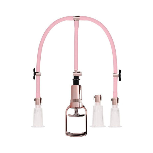 Pumped - Clitoral & Nipple Pump Set  Medium - Rose | cutebutkinky.com