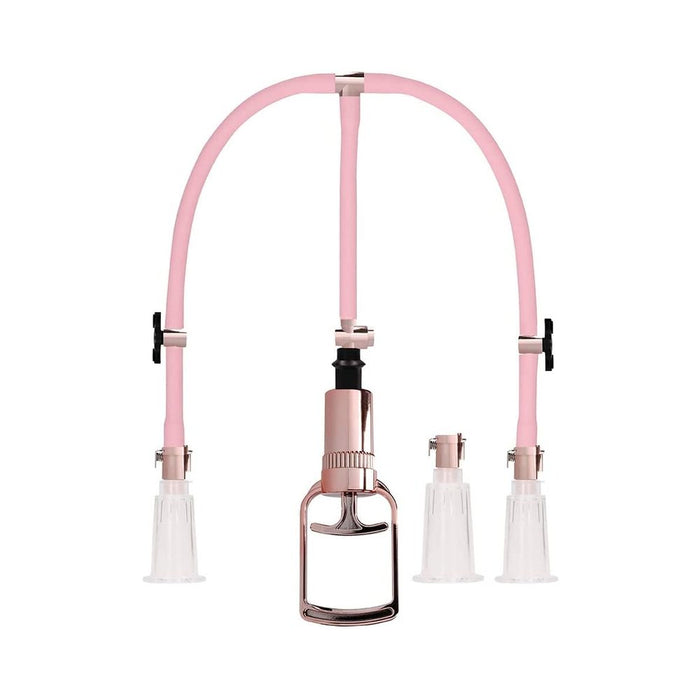 Pumped - Clitoral & Nipple Pump Set  Medium - Rose | cutebutkinky.com