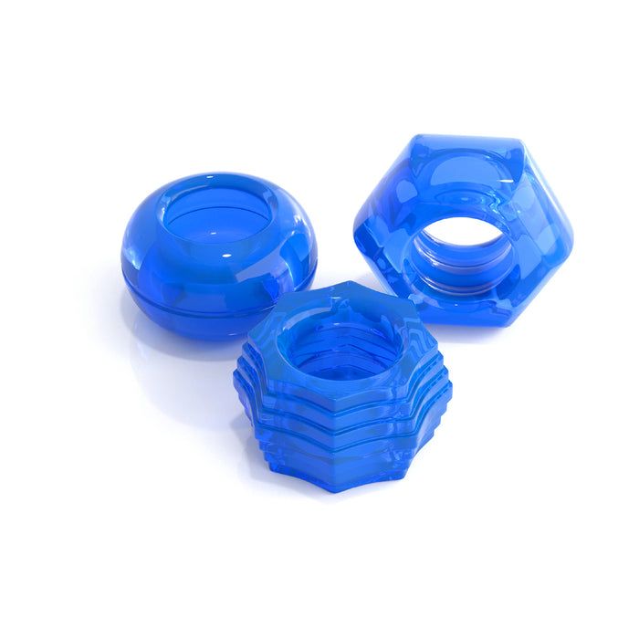 Classix Deluxe Cock Ring Set Blue | cutebutkinky.com