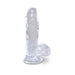 King Cock Clear 5in Cock With Balls | cutebutkinky.com