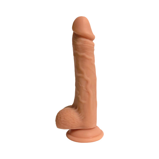 Easy Riders 9in Dual Density Silicone Dong With Balls | cutebutkinky.com