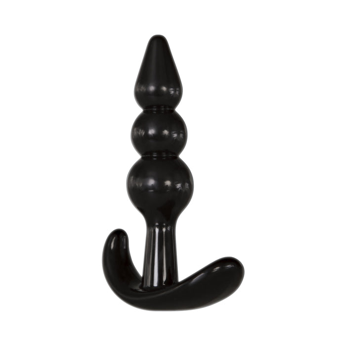 A&e Anal Plug Set Of 4 Black | cutebutkinky.com