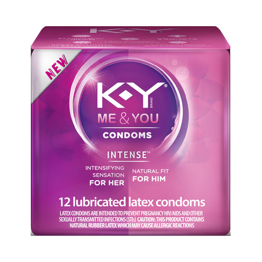 K-y Intense Condom 12ct | cutebutkinky.com