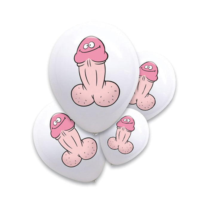 Willie Pecker Balloons (6)pk