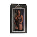 Fishnet Deep Plunge Teddy Black Sm | cutebutkinky.com