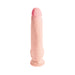 King Cock Triple Density 10 inches Fat Dildo with Balls Beige | cutebutkinky.com