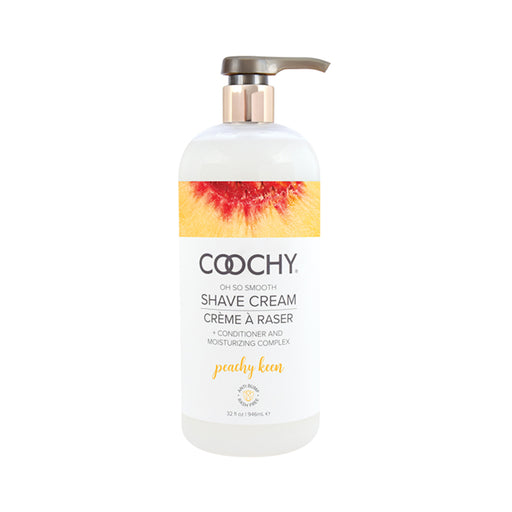 Coochy Shave Cream Peachy Keen 32 Fl.oz | cutebutkinky.com