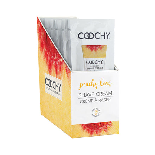 Coochy Shave Cream Peachy Keen Foil (24) | cutebutkinky.com