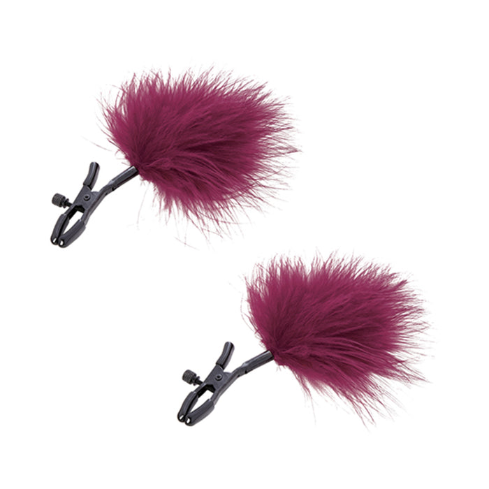 S&m Enchanted Feather Nipple Clamps | cutebutkinky.com